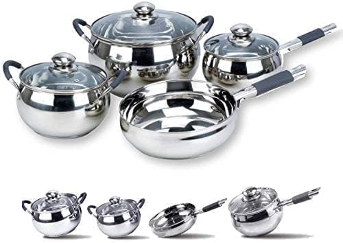 Royalford RF5123 7Pcs Stainless Steel Cookware Set Induction Safe Royalford RF5123 7Pcs Stainless Steel Cookware Set Induction Safe