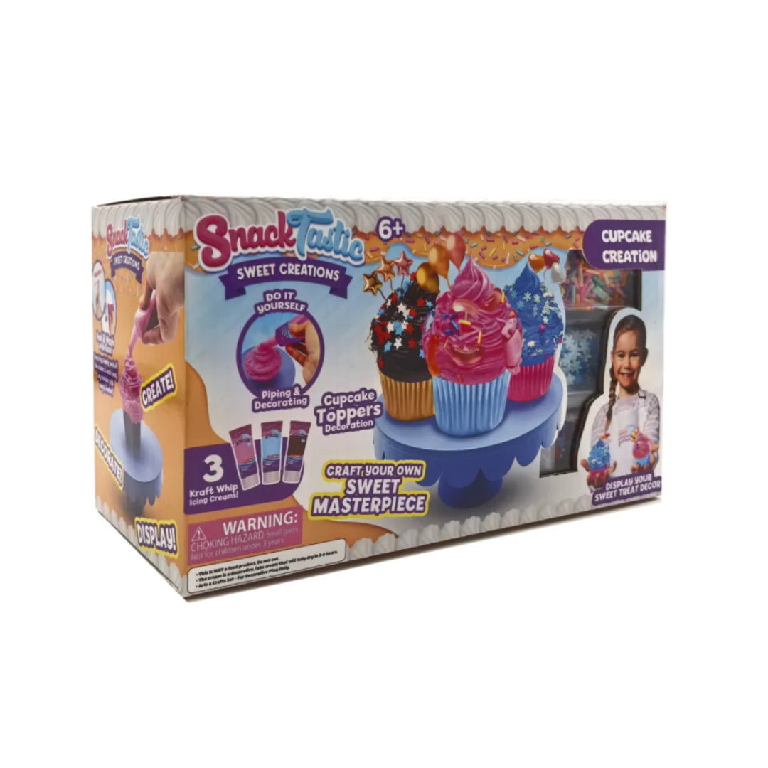 طقم صنع وتزيين الكب كيك للأطفال Snack Tastic 6+