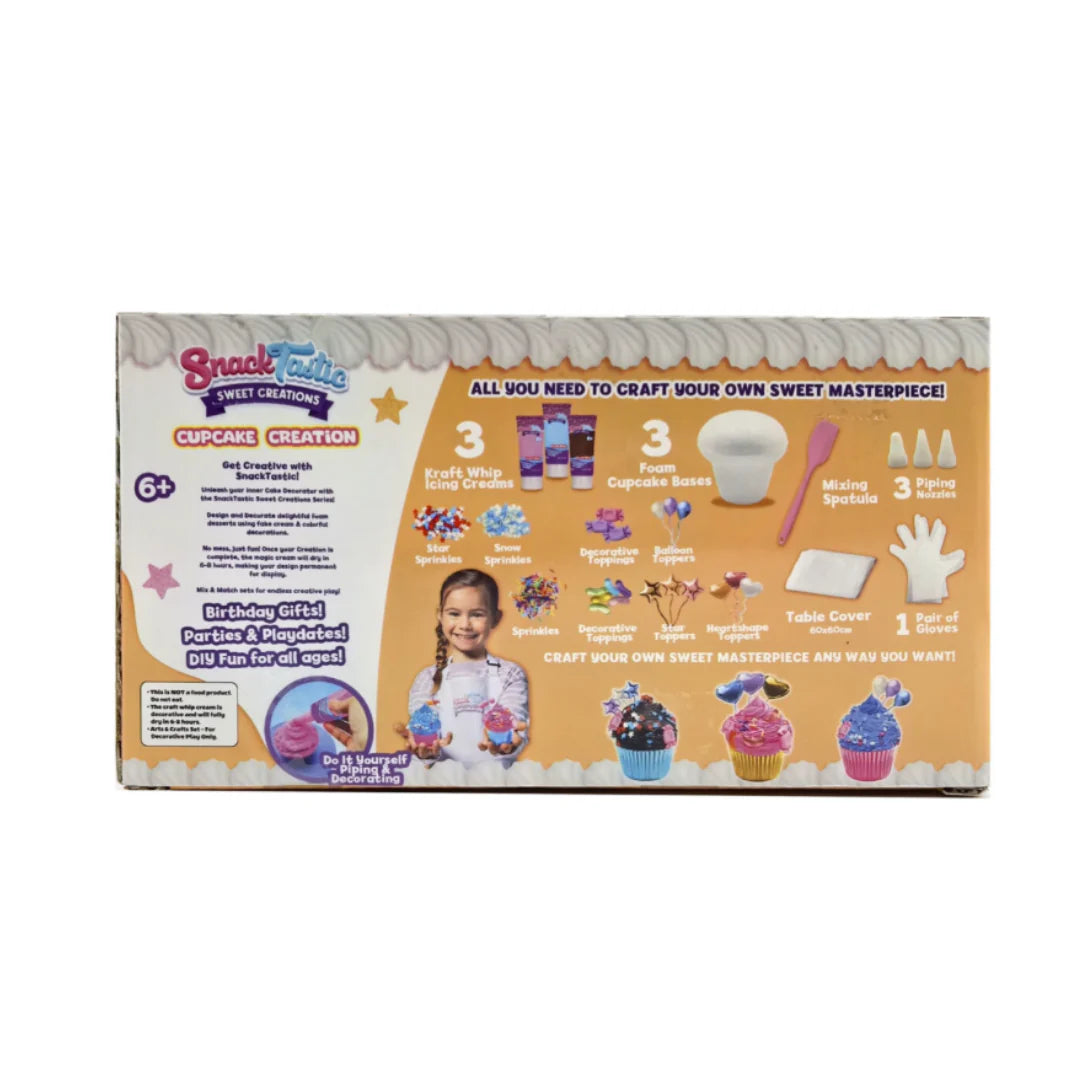 طقم صنع وتزيين الكب كيك للأطفال Snack Tastic 6+