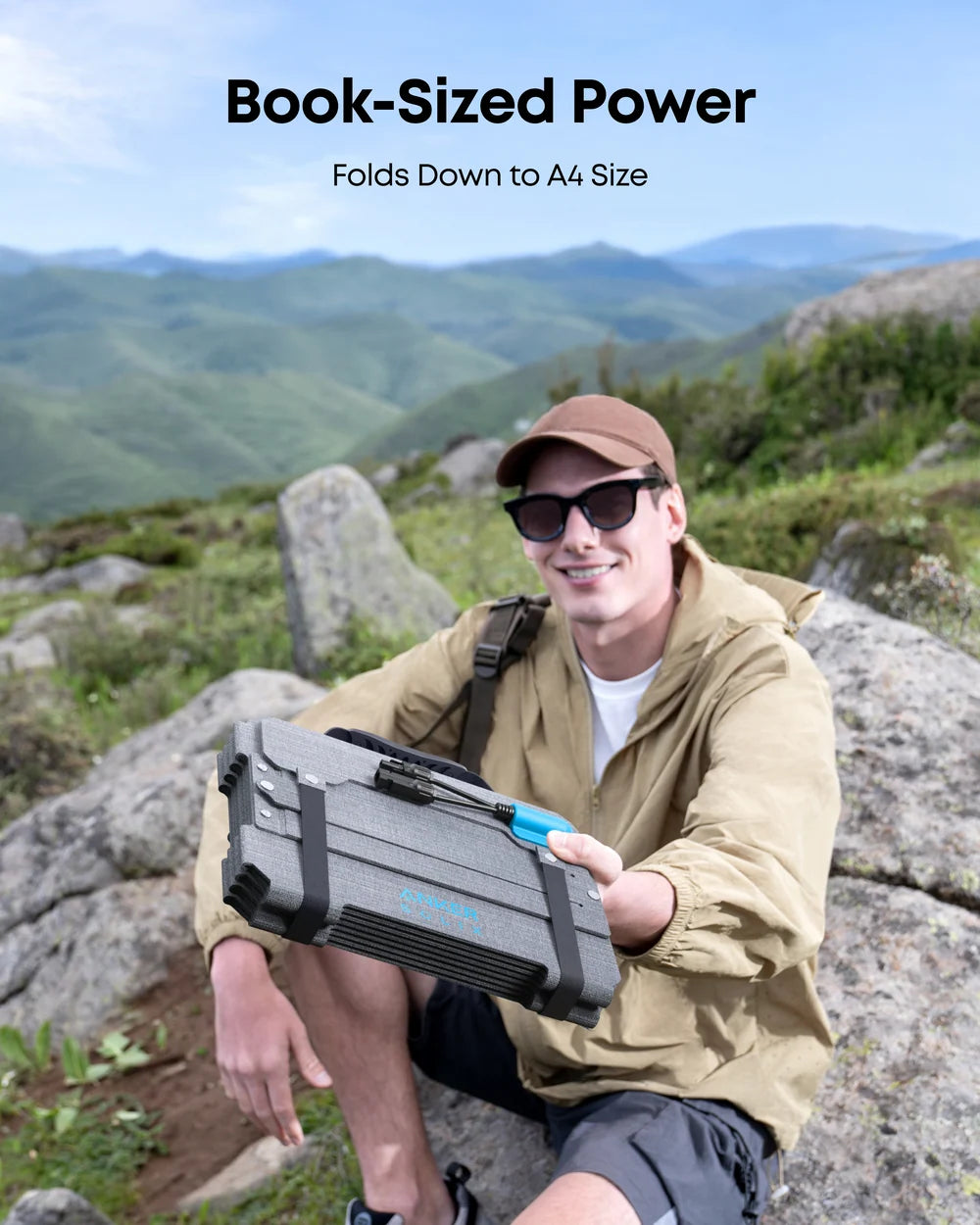Anker SOLIX PS100X Foldable Portable Solar Panel