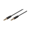 كابل MicroConnect AUX 3.5 مم ستيريو مطلي ذهب 1.5م 