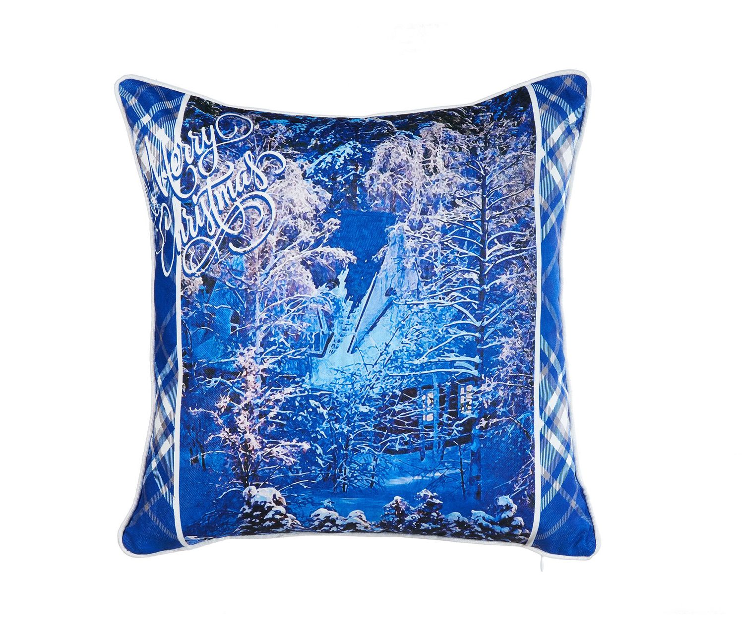 ARMN Azure Embroidered Cushion Cover – Dark Blue & White ARMN Azure Embroidered Cushion Cover – Dark Blue & White