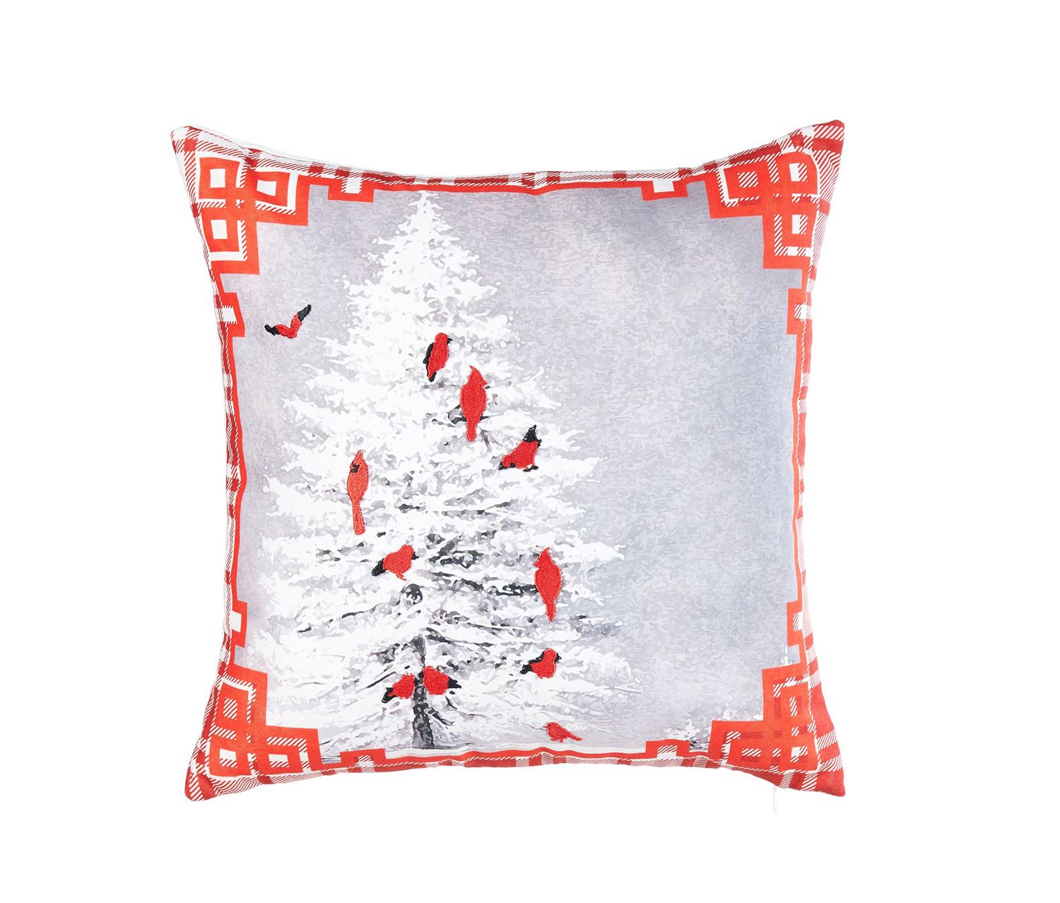 ARMN Azure Embroidered Pillow Cover – Elegant Handmade Design