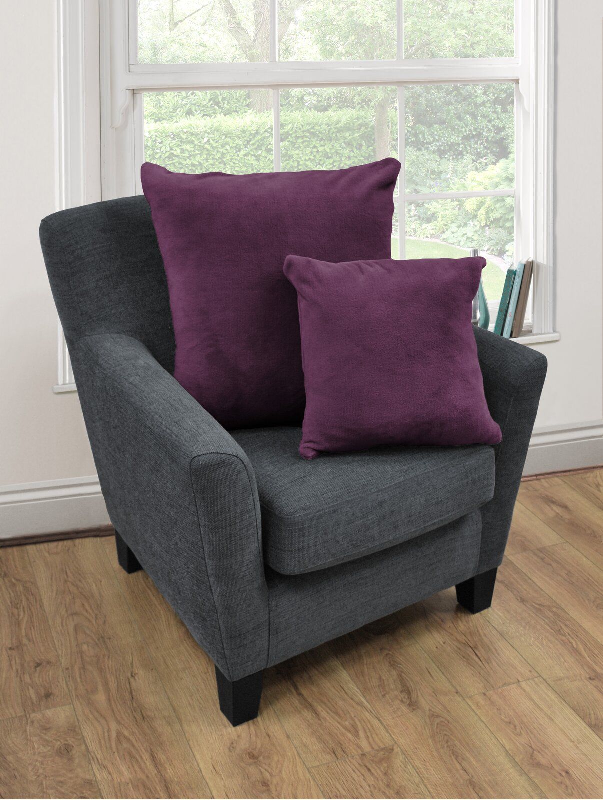 ARMN Azure Cushion Cover – Elegant Purple Shade