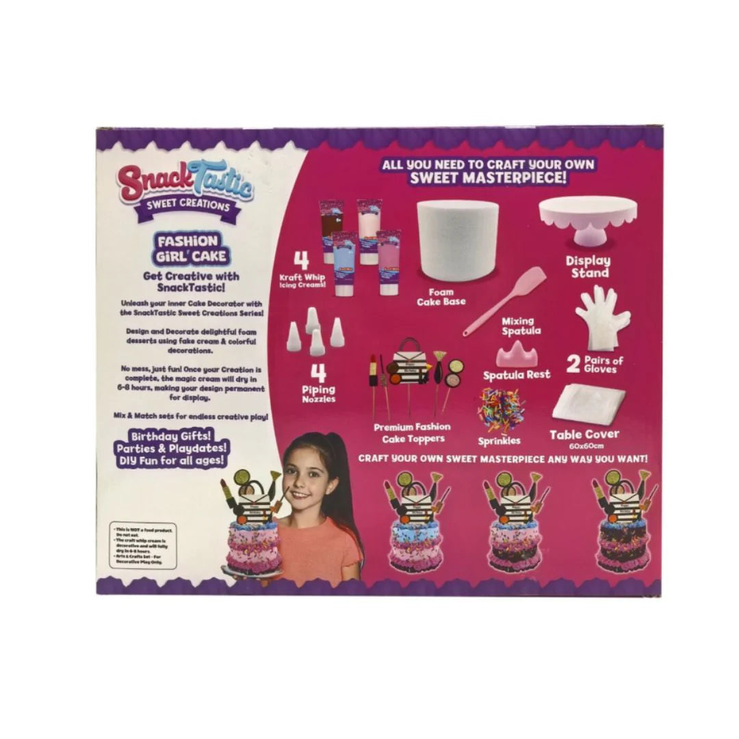 طقم تزيين كيك فاشن للأطفال Snack Tastic DIY 6+