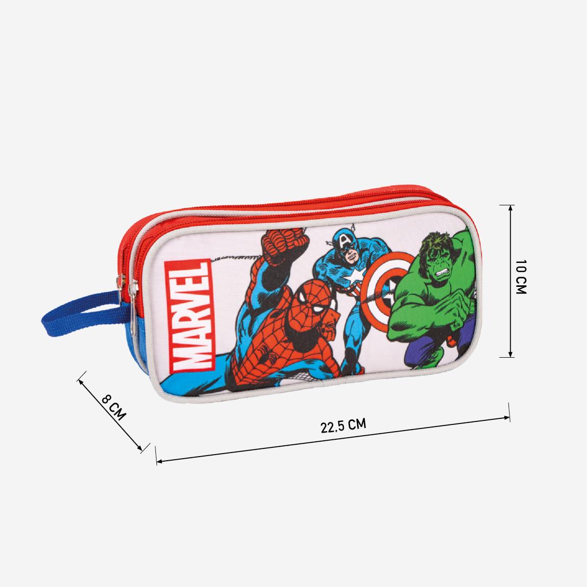 Cerda Avengers Pencil Case – 2 Compartments – Age 3+ Cerda Avengers Pencil Case – 2 Compartments – Age 3+
