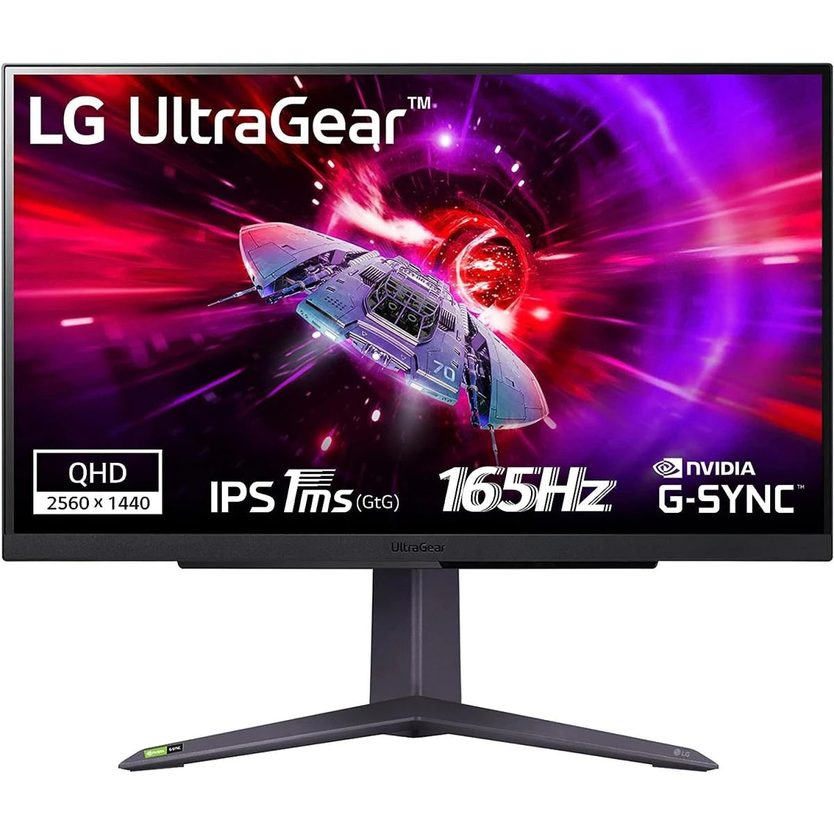 شاشة الألعاب LG UltraGear™ QHD مقاس 27 بوصة مع معدل تحديث 165 هرتز