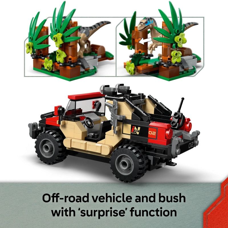 LEGO Jurassic World هروب الرابتور 76972 – 285 قطعة