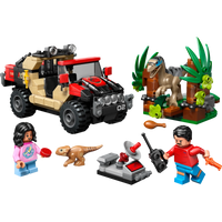 LEGO Jurassic World Raptor Off-Road Escape – 285 Pieces | Set 76972