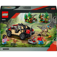 LEGO Jurassic World Raptor Off-Road Escape – 285 Pieces | Set 76972