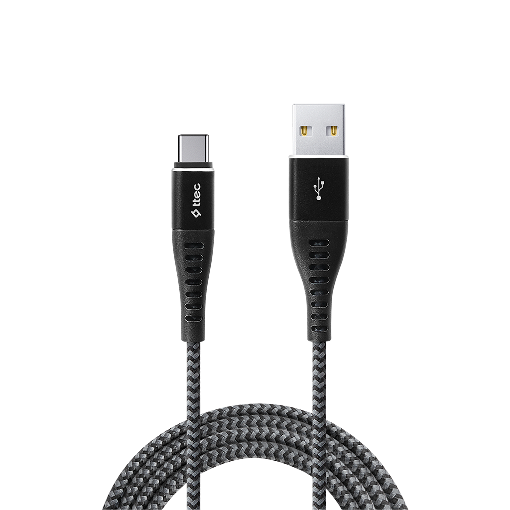 Ttec Extreme Cable Charge Data Cable Type-C 150cm - Black