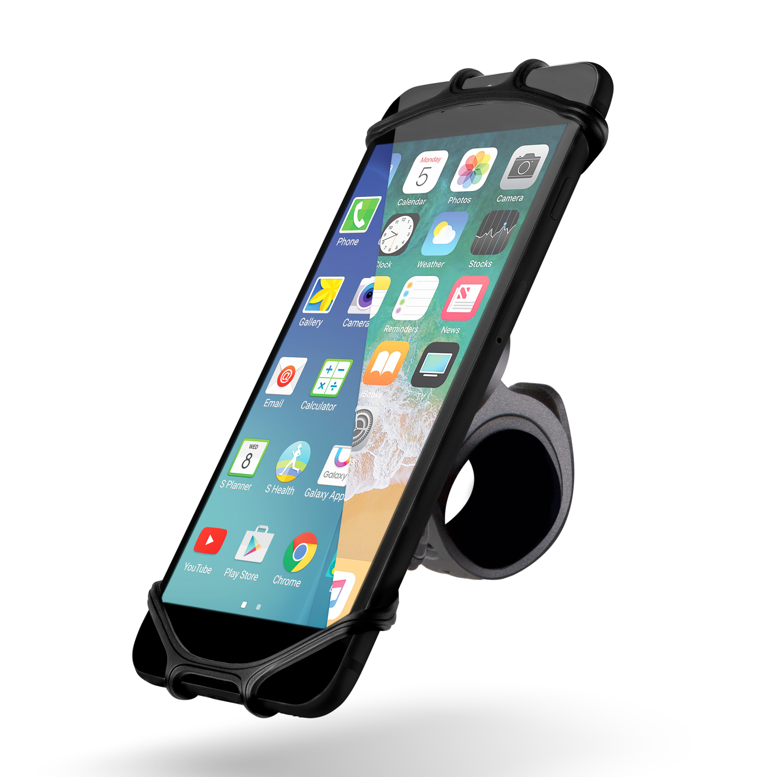 Ttec EasyRide Bike Phone Holder For Smartphones - Black
