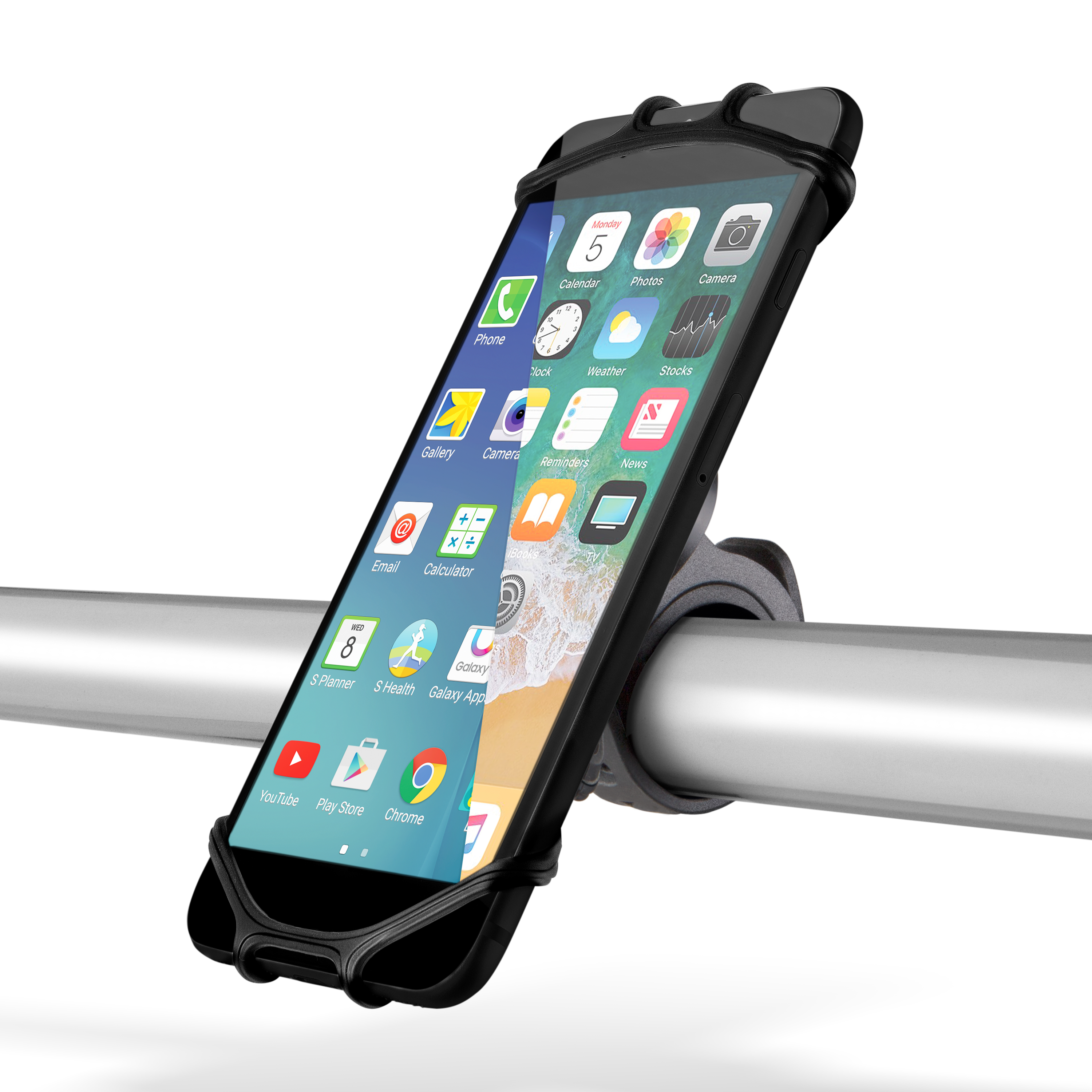 Ttec EasyRide Bike Phone Holder For Smartphones - Black