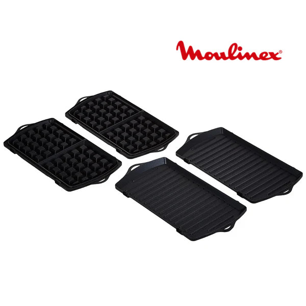 Moulinex Sandwich Maker 700W 3-in-1 Panini, Waffle & Toaster