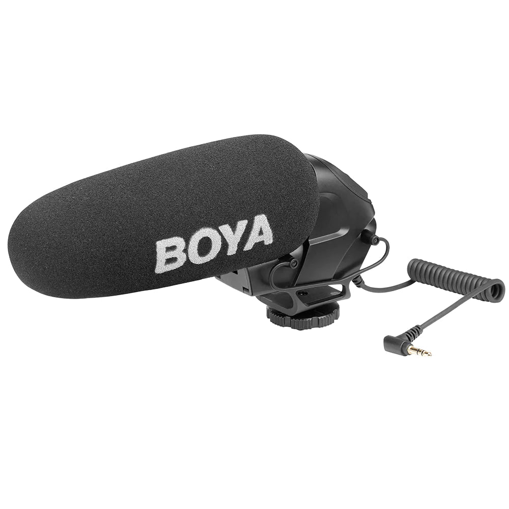 BOYA On-Camera Shotgun Microphone - Black BOYA On-Camera Shotgun Microphone - Black