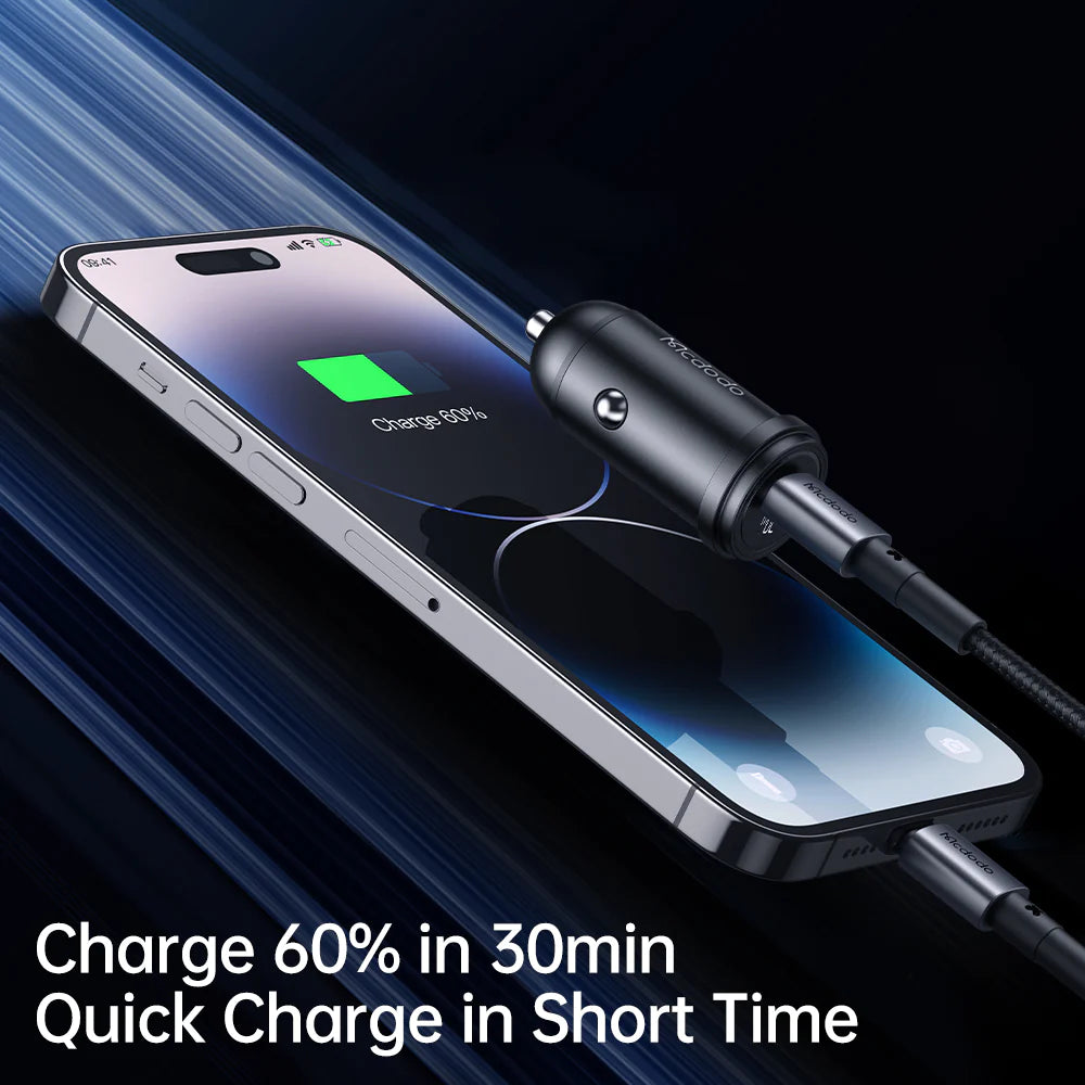 Mcdodo 30W USB C PD Fast Car Charger