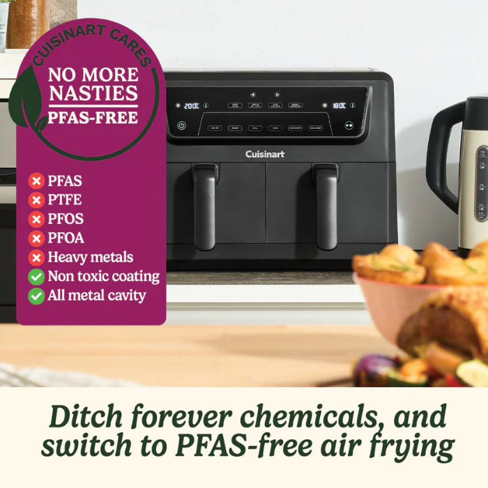 قلاية هوائية Cuisinart AirTwin XXL مزدوجة AFD10OBLE