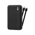 WIWU 10000mAh Power Bank with Dual Cables & 22.5W Fast Charge