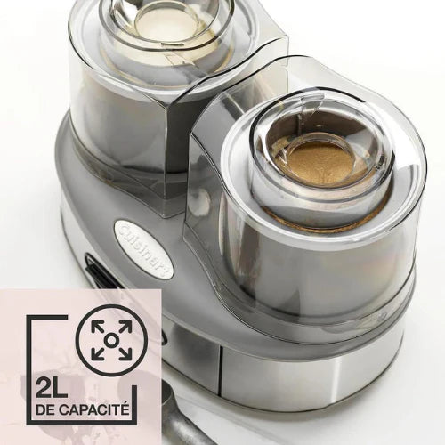 Cuisinart Ice Cream Machine Duo Deluxe ICE40BCE - 2L Dual Bowl Silver Cuisinart Ice Cream Machine Duo Deluxe ICE40BCE - 2L Dual Bowl Silver