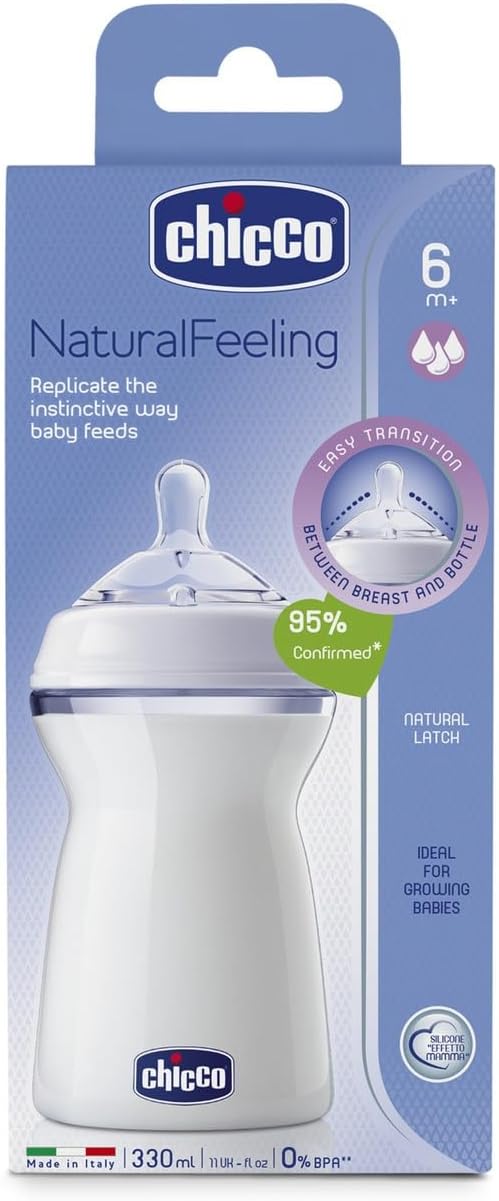 Chicco Natural Feeling Bottle 330ml Fast Flow