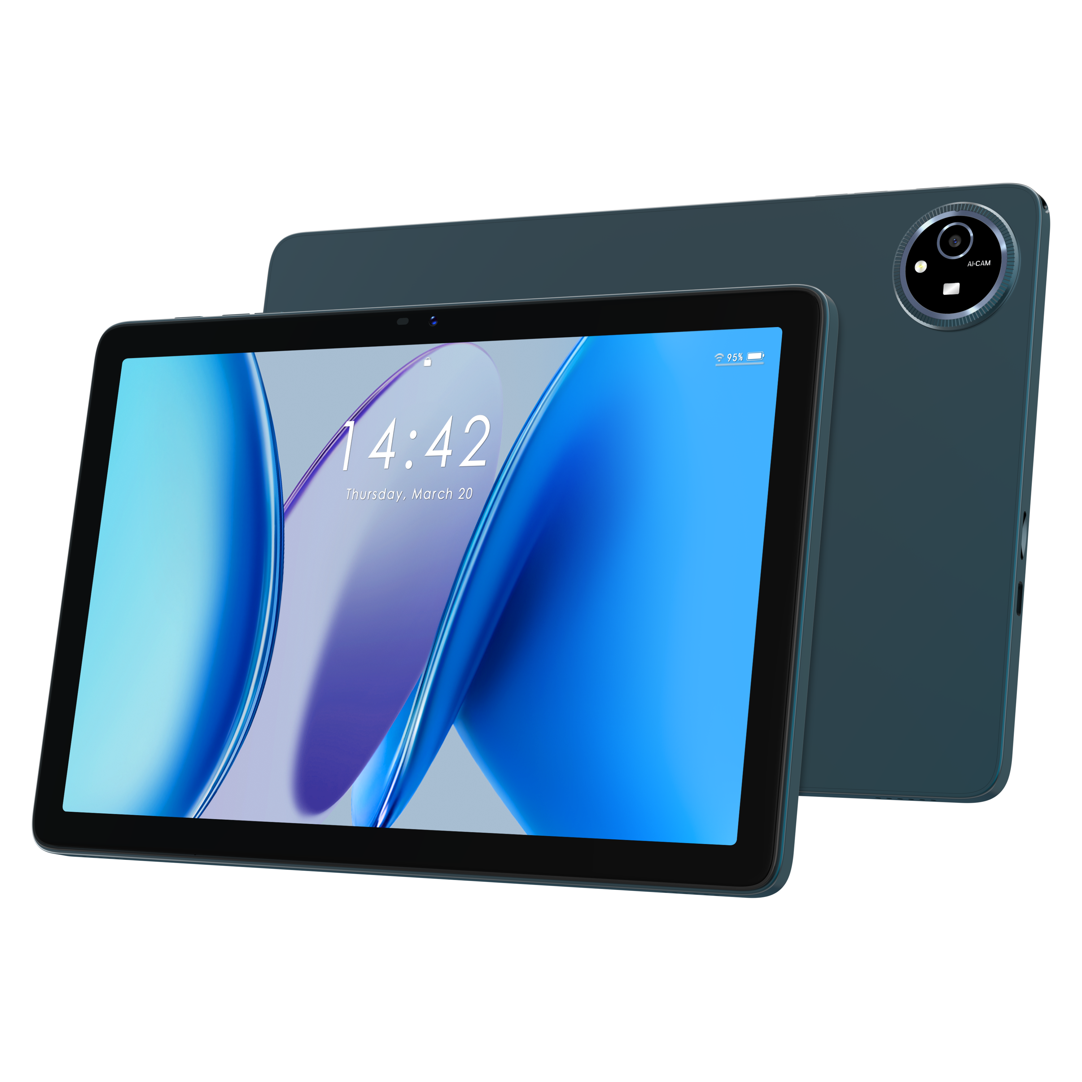 VIKUSHA V-M1 Tablet Bundle: Holster Keyboard & Cover, Al Maher Educational Card, 3-Month IPTV Subscription & 10 JD Lens Center Voucher