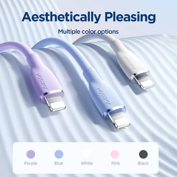 Joyroom Silicone 30W Cable - Type-C to Lightning 1.2M Joyroom Silicone 30W Cable - Type-C to Lightning 1.2M
