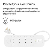 Belkin Surge Protector with 2 USB-C Ports (8 Outlet with 2 USB-C)