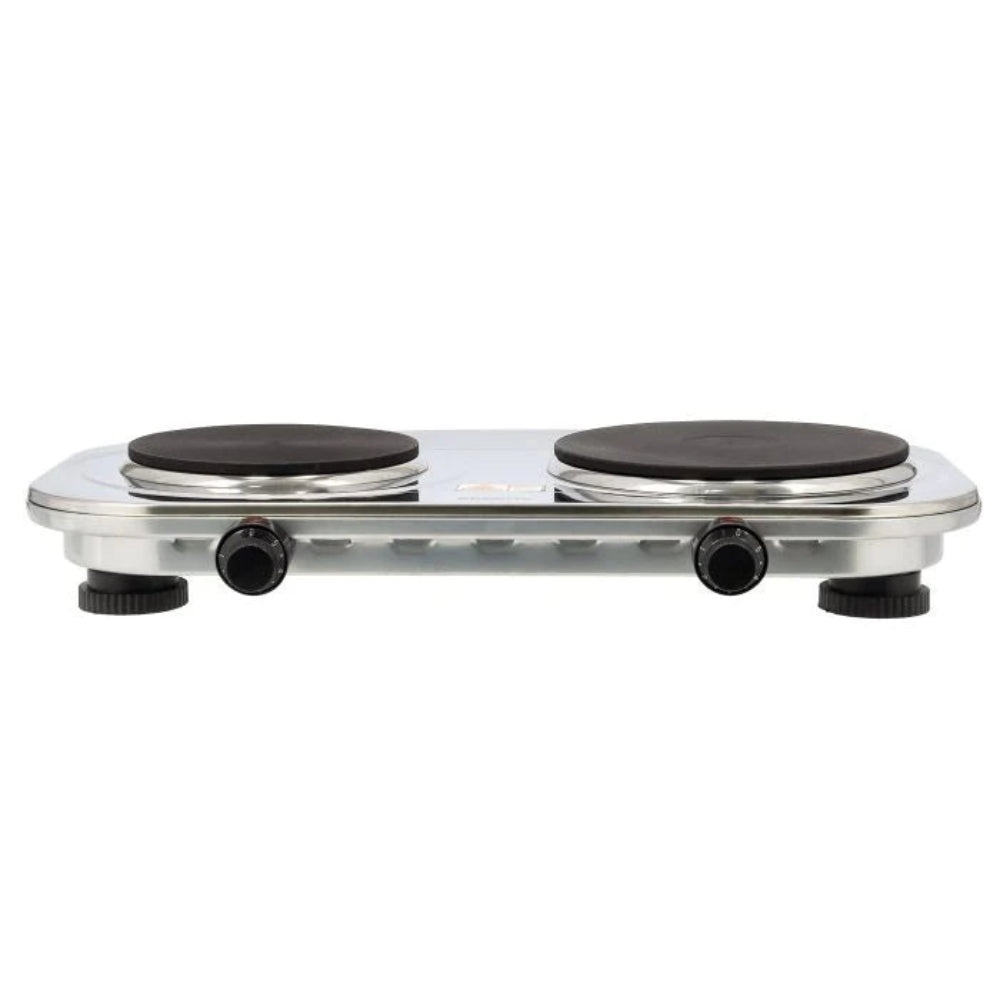 Geepas Double Hot Plate 2500W Stainless Steel Dual Plate Geepas Double Hot Plate 2500W Stainless Steel Dual Plate