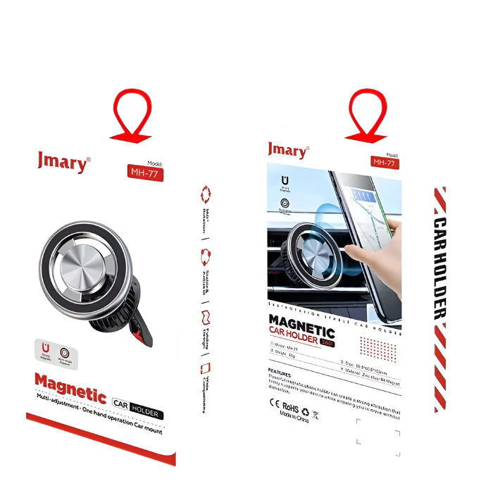 JMARY MH-77 Magnetic Car Holder | Strong Phone Mount
