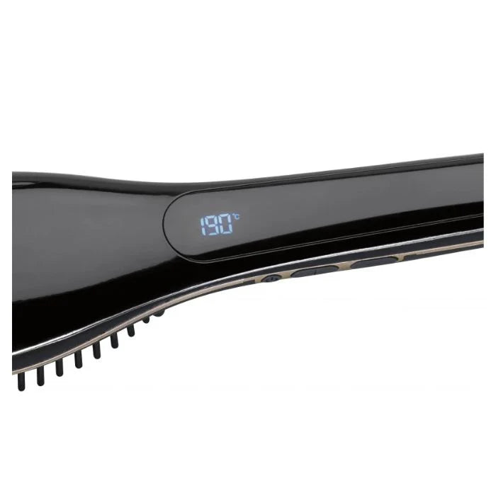 AEG Ceramic Straightening Brush GB 5687 – 40W Ionic Tourmaline Hair Brush with LED Display | 80–190°C