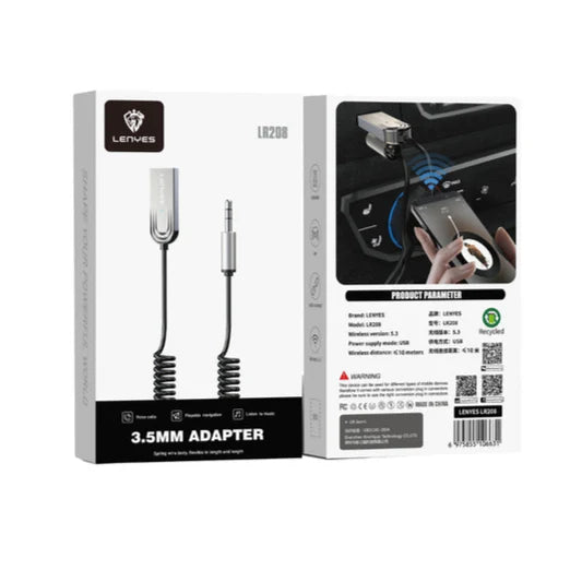 Lenyes LR208 Bluetooth Wireless Adapter – Silver Lenyes LR208 Bluetooth Wireless Adapter – Silver
