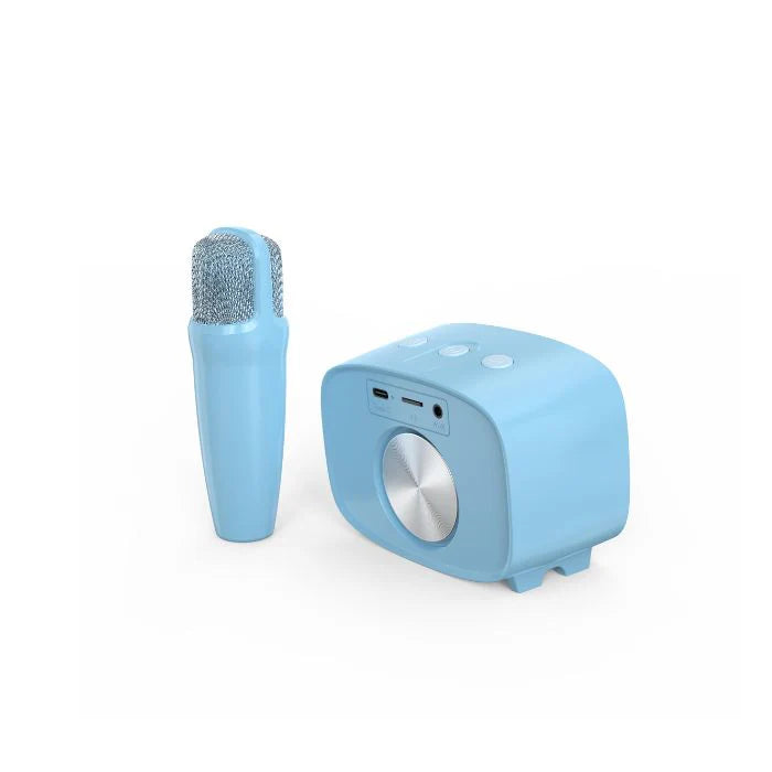 myFirst Voice 2 – Kids Portable Karaoke Machine with Wireless Mic & Voice Filters | Blue