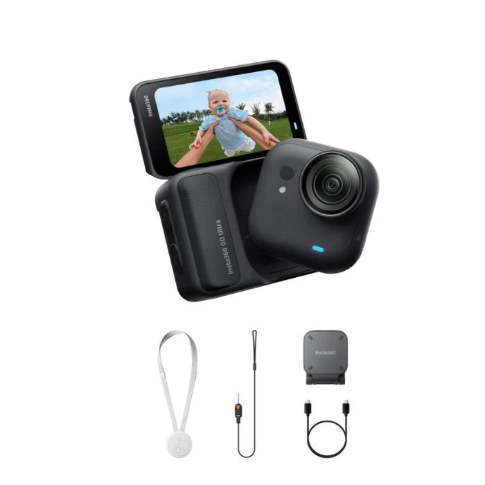 كاميرا Insta360 GO Ultra صغيرة الحجم وخفيفة الوزن (53 غرامًا)