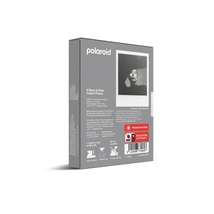 فيلم Polaroid أبيض وأسود i-Type – 8 صور فورية