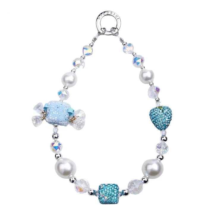 PICOCICI Diamond Bell Strawberry Phone Charm