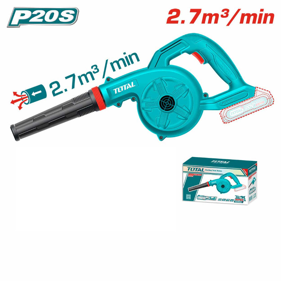 TOTAL 20V Cordless Blower Lightweight & Powerful No Battery