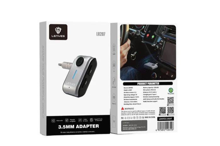 Lenyes LR207 Bluetooth Wireless Adapter – Gun Grey Lenyes LR207 Bluetooth Wireless Adapter – Gun Grey