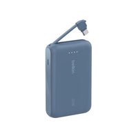 بنك طاقة بيلكين 10K مع كابل USB-C مدمج - خفيف الوزن وشحن سريع