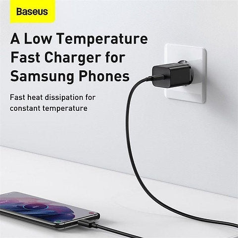 Baseus GaN5 Fast Charger (Mini) 20W with Cable Type-C 100W