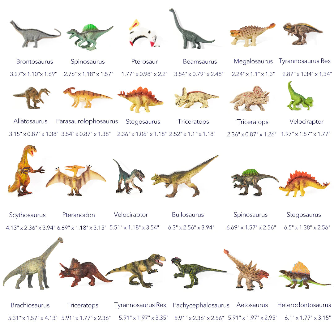 Mideer Dinosaur Toys Set 24pcs