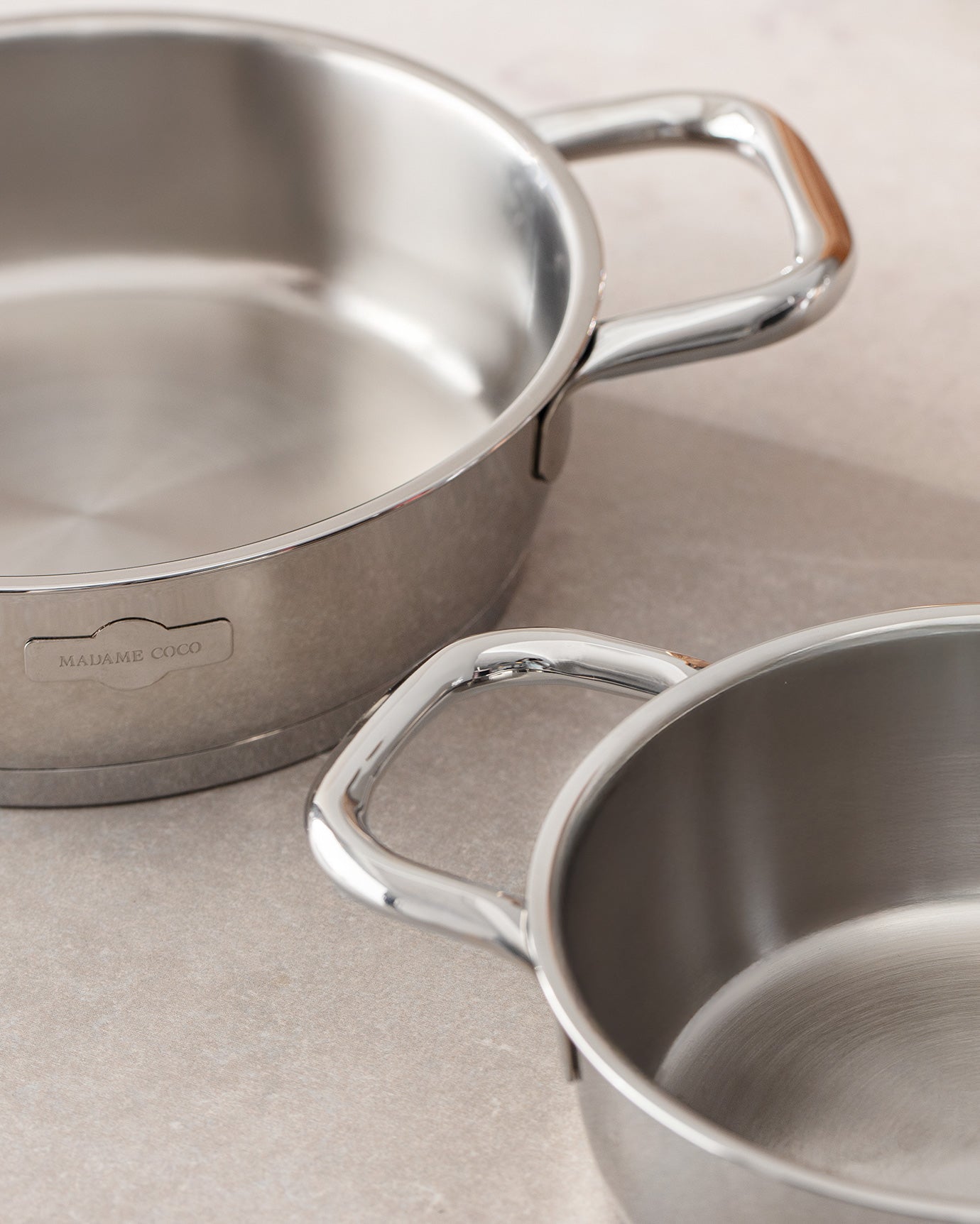 Mira 2 Piece Shallow Pan Set - Madame Coco JO