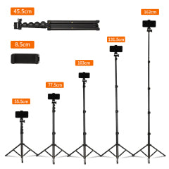 Jmary MT-39 Tripod for Phone & Camera – Max Height 153cm