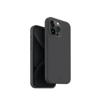 UNIQ HYBRID iPhone 15 Pro MagClick Charging Case – Charcoal Grey