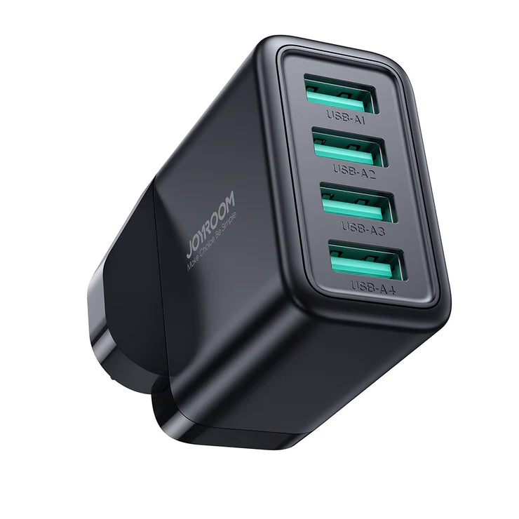 JOYROOM  4.8A  / 24W  / 4 USB Ports Charger - Black