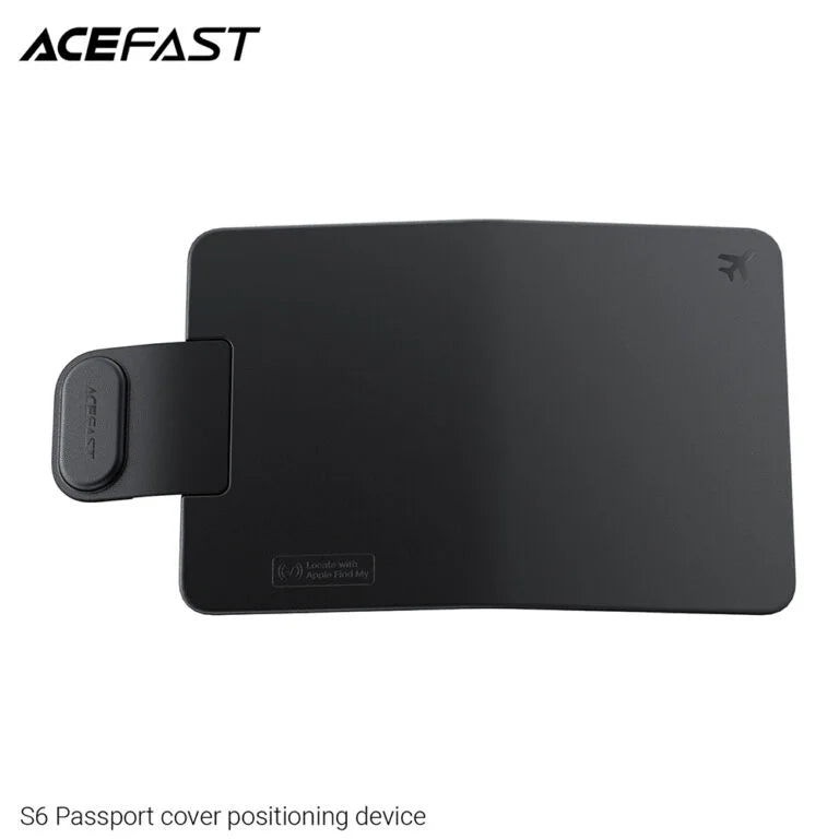 محفظة ذكية ACEFAST | متوافقة مع Apple Find My | جلد فاخر