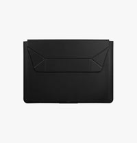 UNIQ Oslo Laptop Sleeve with Foldable Stand 14 inch - Jet Black