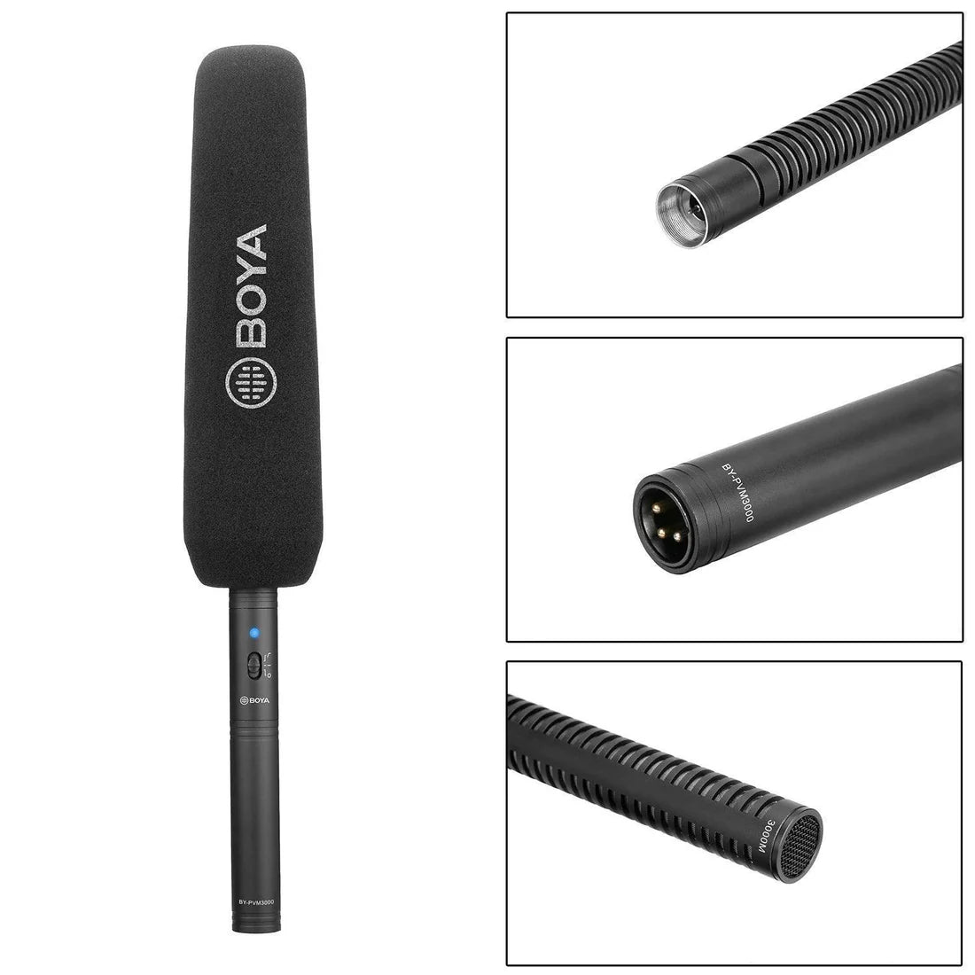 BOYA BY-PVM3000M Shotgun Mic – Supercardioid Precision BOYA BY-PVM3000M Shotgun Mic – Supercardioid Precision