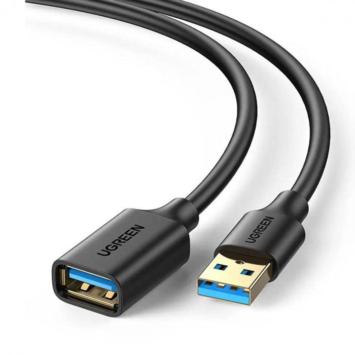 يوجرين كابل توسيع USB 3.0 ذكر 3م (أسود) 30127