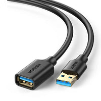 يوجرين كابل توسيع USB 3.0 ذكر 3م (أسود) 30127
