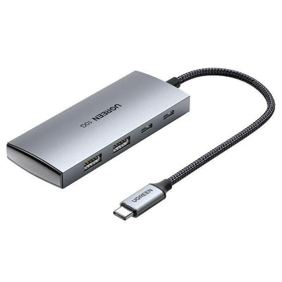 موزع UGREEN USB-C بـ4 منافذ (USB-A + USB-C) بسرعة 10Gbps
